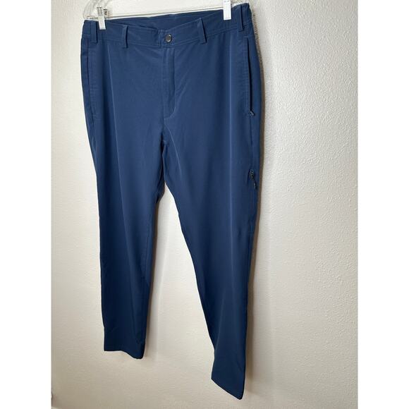 Mack Weldon Navy Blue Radius Flex Jogger Chino Pants L - Picture 6 of 16